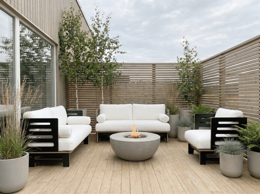 Aiamööbel Henne terrassil